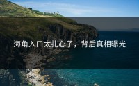 海角入口太扎心了，背后真相曝光